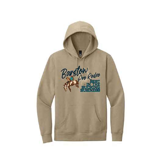 Barstow "Arena Tested, Pay Window Proven Hoodie" in Charcoal